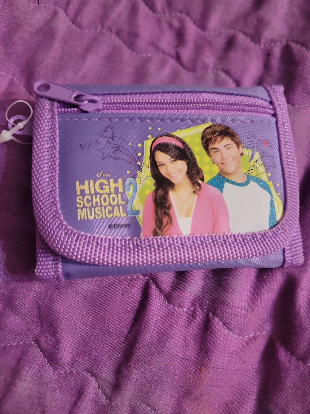Disney High School Musical Tri Fold Kids Wallet New Without Tags - Picture 1 of 4